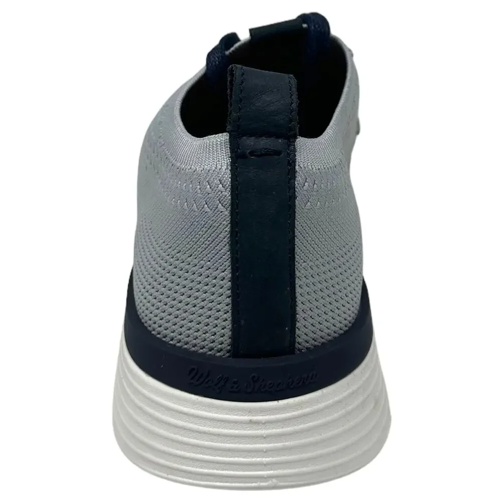 Wolf and Shepherd Men's SwiftKnit Lightweight Knit Mesh Shoes in Light Grey - Picture 6 of 7